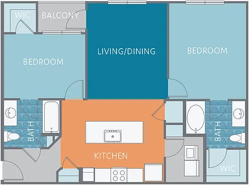 Floor plan THE MISSISSIPPI