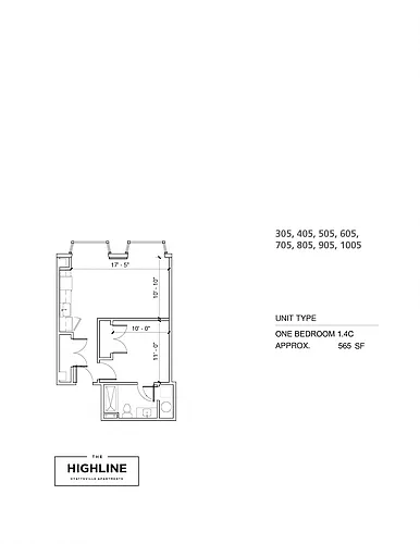 Floor plan Mona Lisa