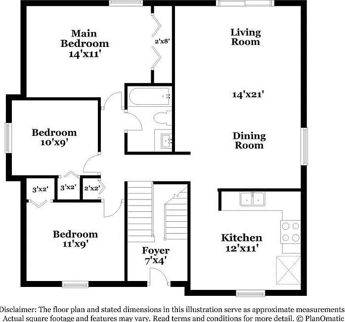 3 bed, 1.5 bath, 1344 sqft, $2,120 — Photo 2