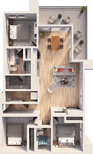 Floor plan Holly