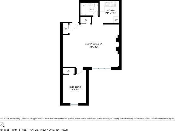2nd image of 40 W 87th St #2R