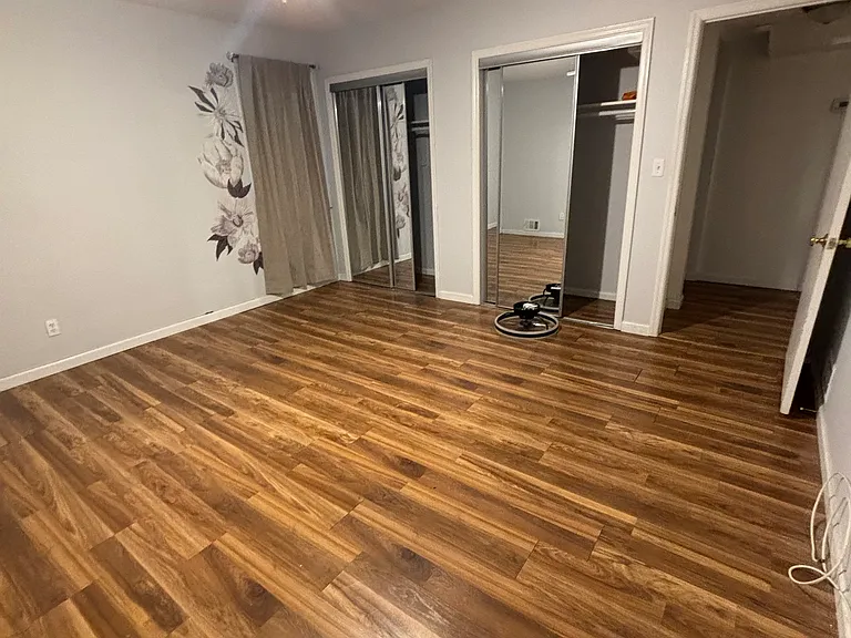 Double closest in bedroom