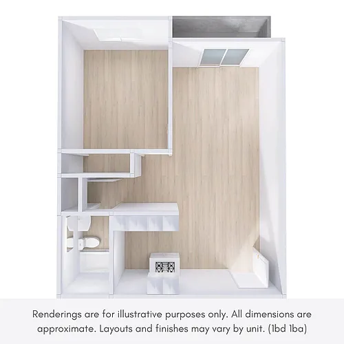 Floor plan 1 Bedroom