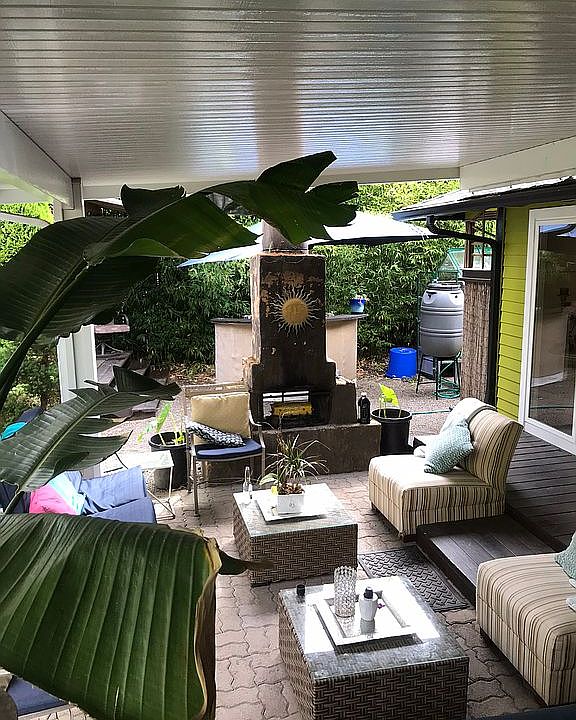 Covered patio