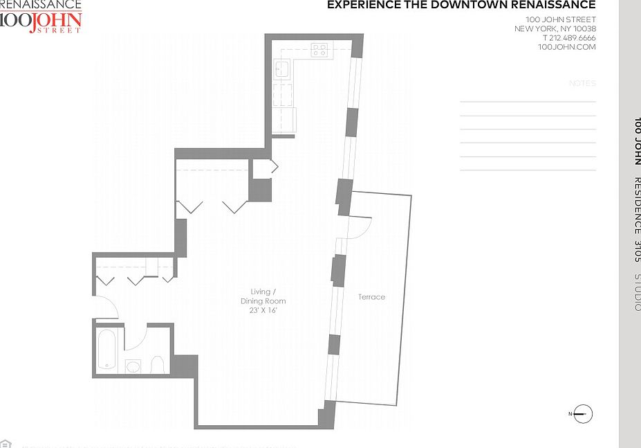 1st image of 100 John St APT 3105