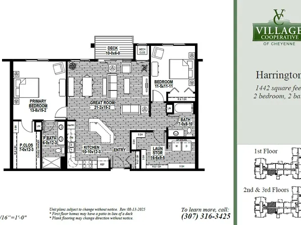 Harrington Plan, Village Cooperative of Cheyenne (Active Adults 62+)