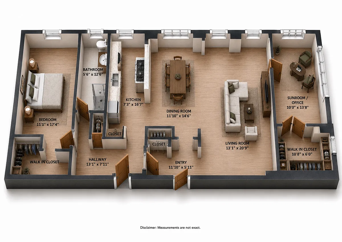 Floor plan 105