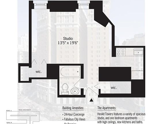 2nd image of 50 W 34th St APT 12C2