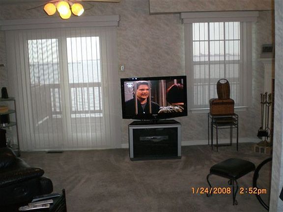 One shot from the Living Room. Notice the sliding glass doors out to the deck!