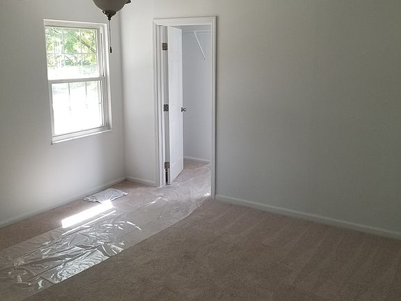 Master bedroom with walk-in 