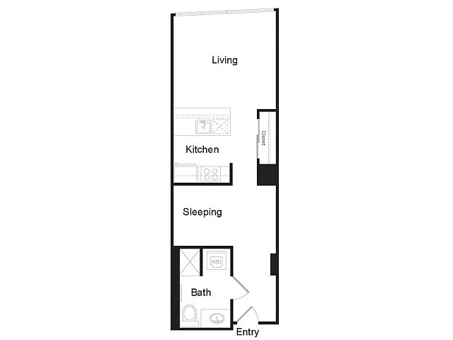 Floor plan Studio C