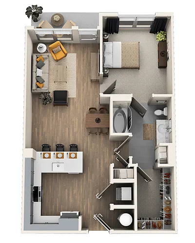 Floor plan A1b