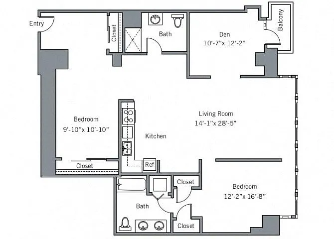 Floor plan 22CLB