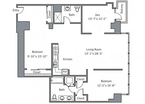 Floor plan 22CLB