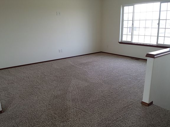 Living room, upgraded carpet