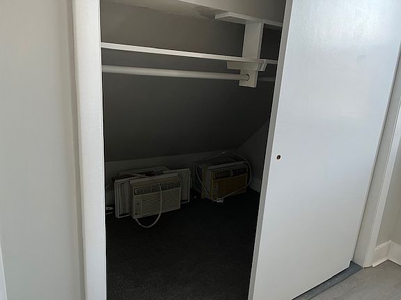 large closet in bedroom
