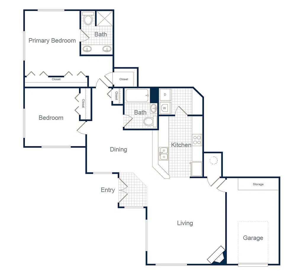 Floor plan Bordeaux / Ground Floor