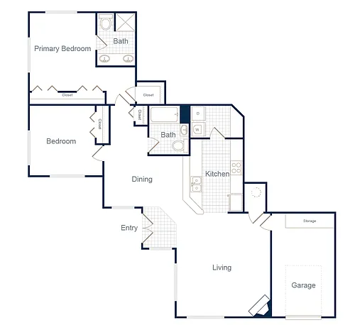 Floor plan Bordeaux / Ground Floor