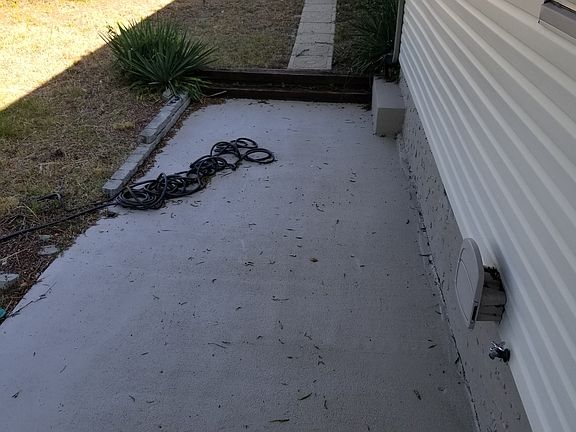Concrete patio 