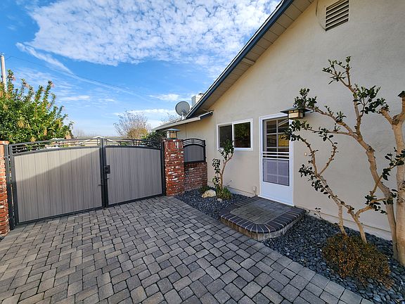 Back Driveway with Gate