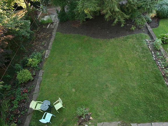 Shared back yard.