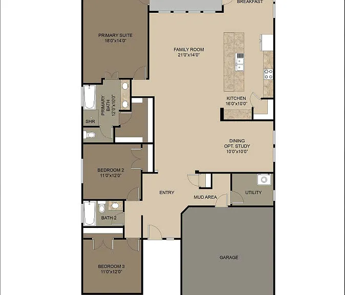 The Wyndham II Floorplan The Wyndham II Floorplan
