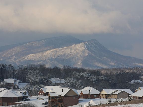View from front of home during winter-breathtaking!