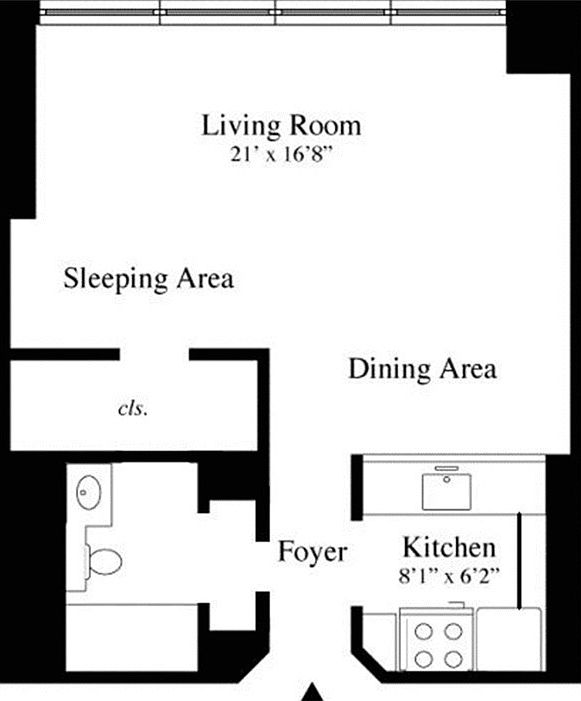 2nd image of 150-156 W 56th St APT 3409