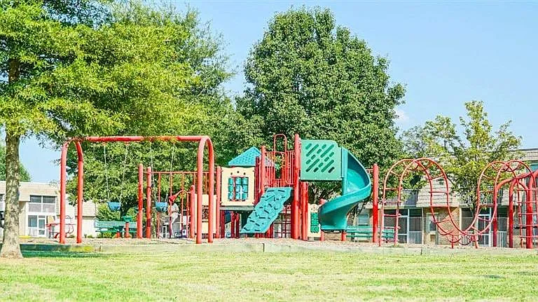 Varied playground equipment to keep kids happy all day