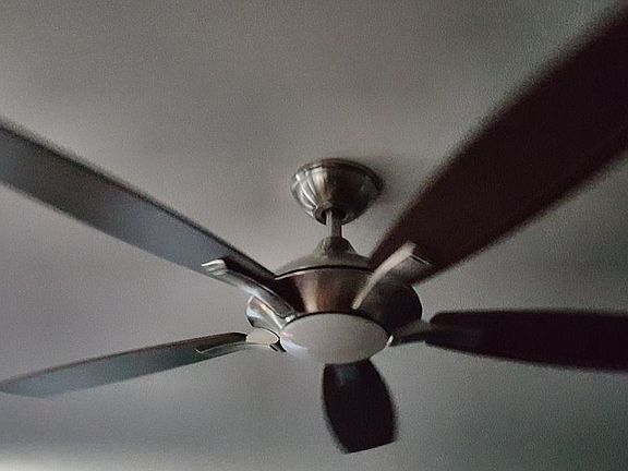LED remote controlled fans