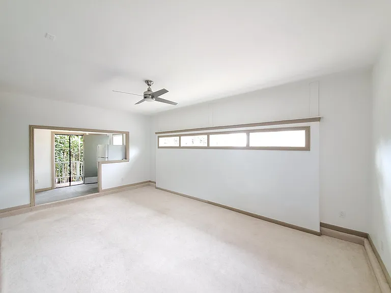 before remodel, displaying size of unit