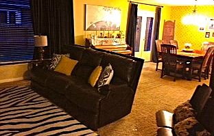 Large open living room