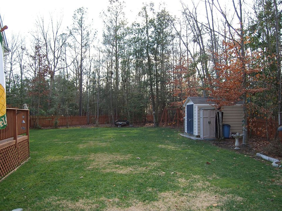 Right side of yard
