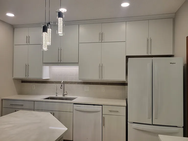 Kitchen Sink & Refrigerator Area