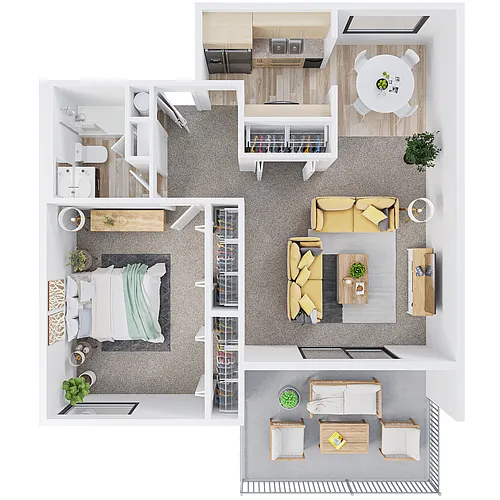Floor plan 2 Bedroom 1.5 Bathroom