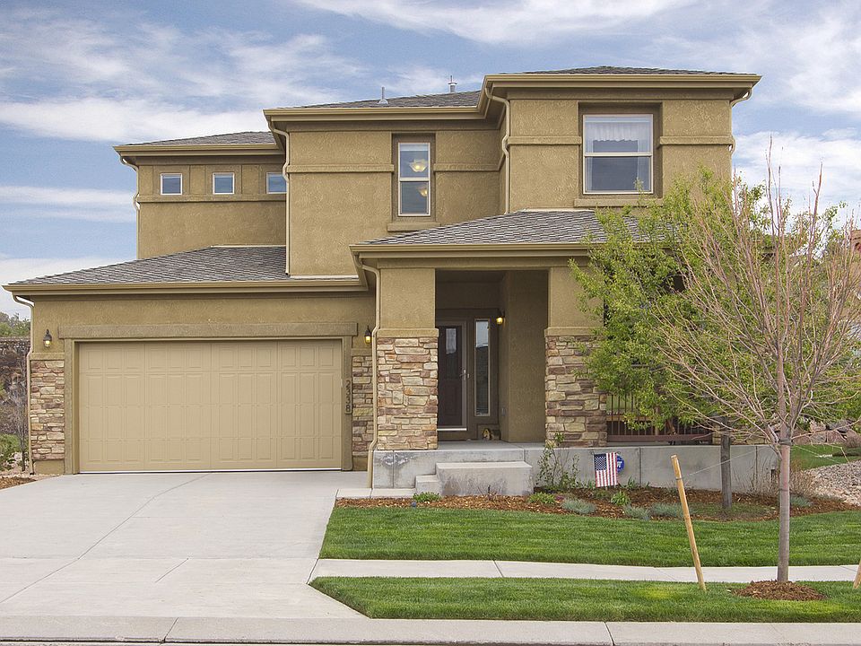 Stucco and stone exterior