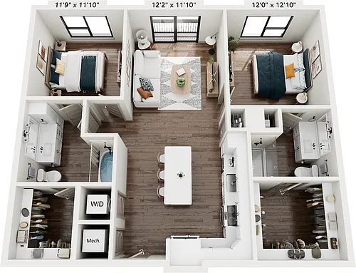 Floor plan B20