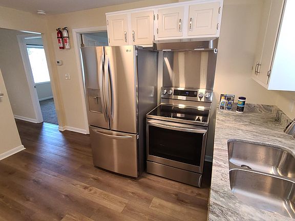 View of Kitchen from right corner of countertop,