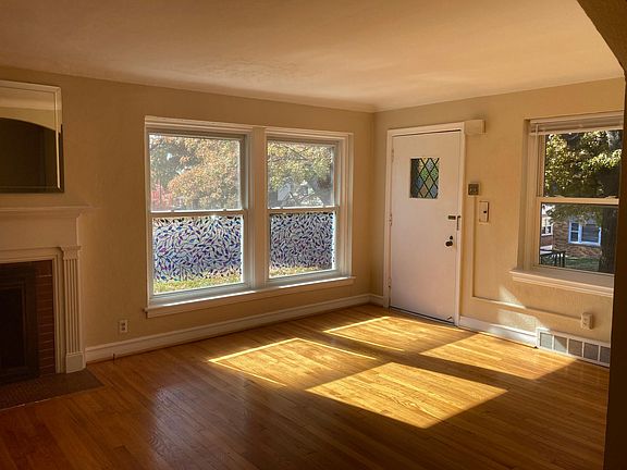 Living Room, showing fireplace