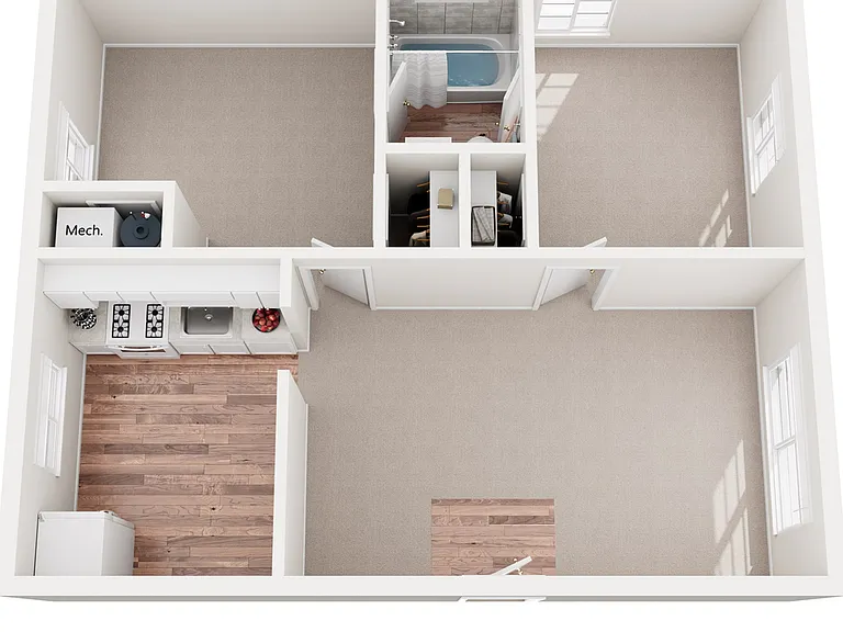 3D Unfurnished 3D Unfurnished