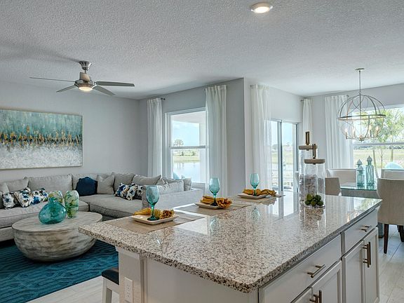 Kitchen overlooking great room