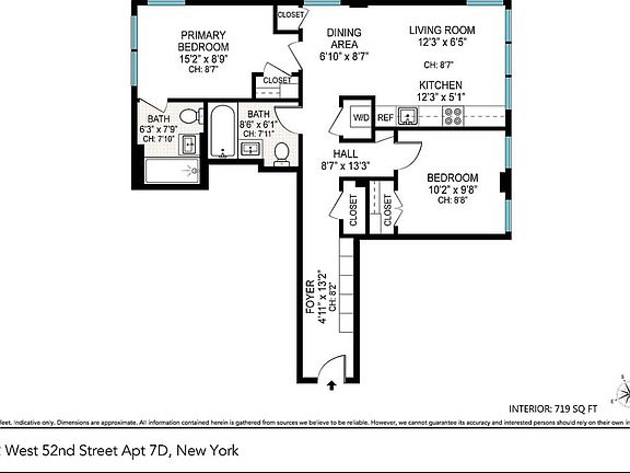 2nd image of 432 W 52nd St #D7