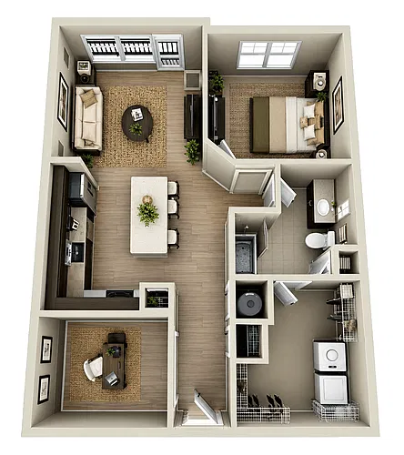 Floor plan Childress w/Desk