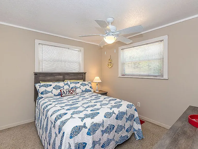 Guest bedroom #1 with closet not shown