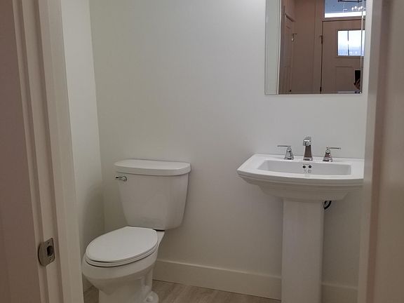 Half bath downstairs.