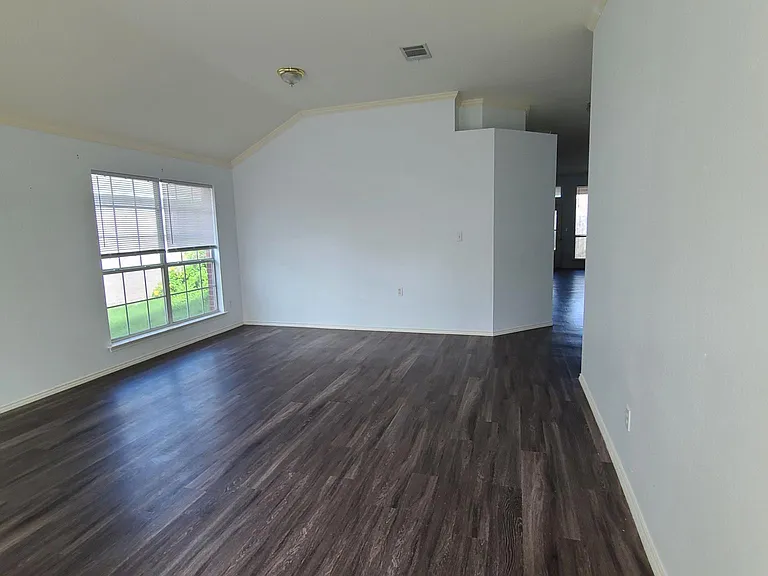 Front living area, view from front door.