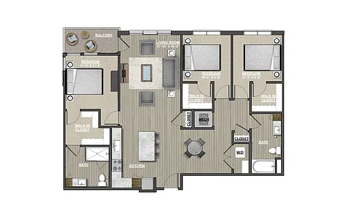 Floor plan C1 - Sweet Pea