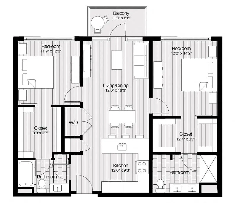 Floor plan B7