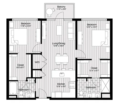 Floor plan B7