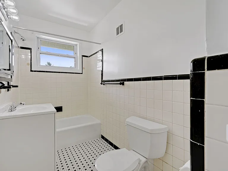 top floor - bathroom in hallway at top of stairs